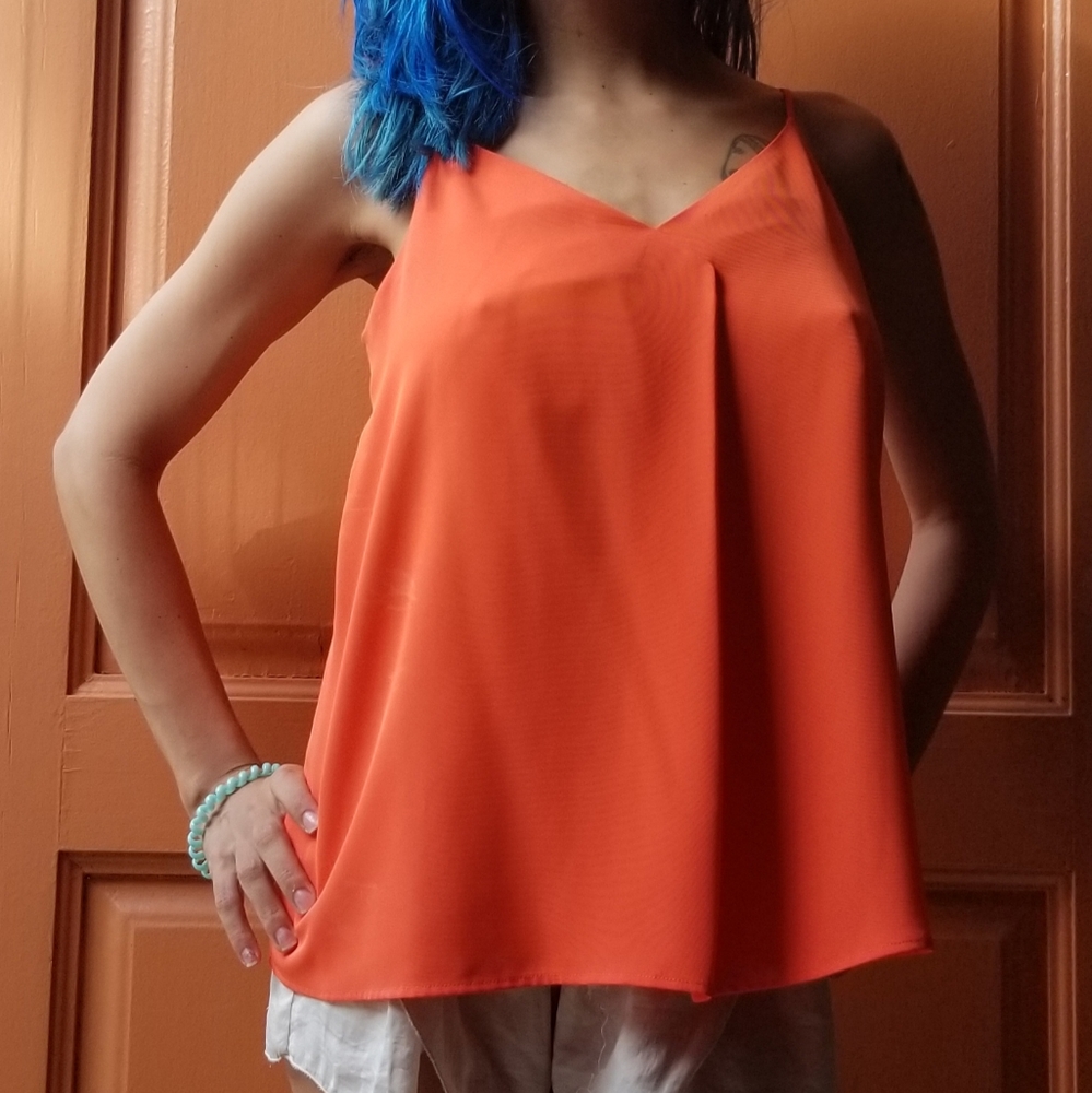 Orange Pop Tank Top